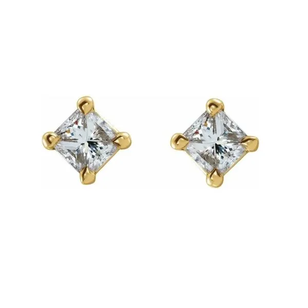 Princess Cut Earrings J. Thomas Jewelers Rochester Hills, MI