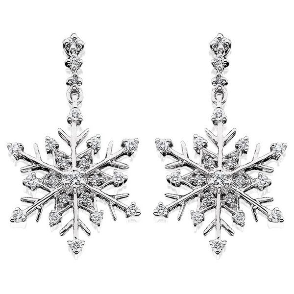 Diamond Drop Snowflakes J. Thomas Jewelers Rochester Hills, MI