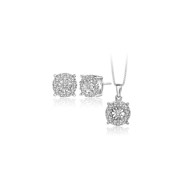 Diamond Earrings And Pendant J. Thomas Jewelers Rochester Hills, MI