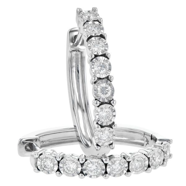 0.50 Carat Diamond Hoops J. Thomas Jewelers Rochester Hills, MI