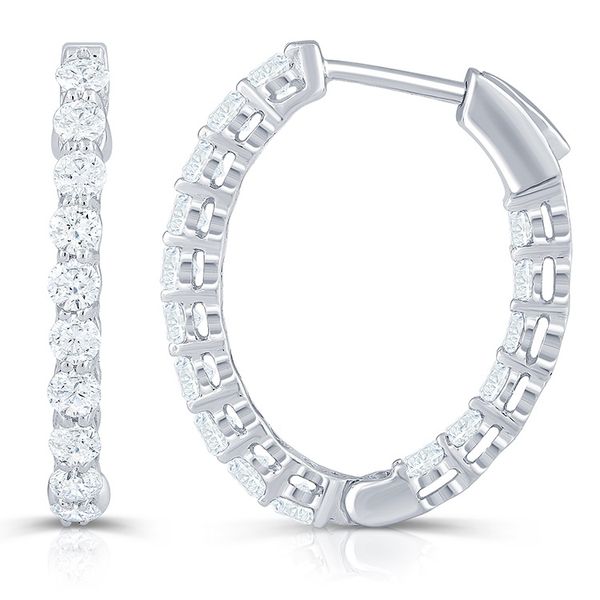 0.50 Carat Inside Out Hoops J. Thomas Jewelers Rochester Hills, MI
