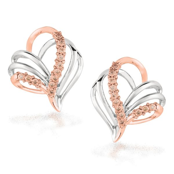 Heart Of Hope Cognac Diamond Earrings J. Thomas Jewelers Rochester Hills, MI