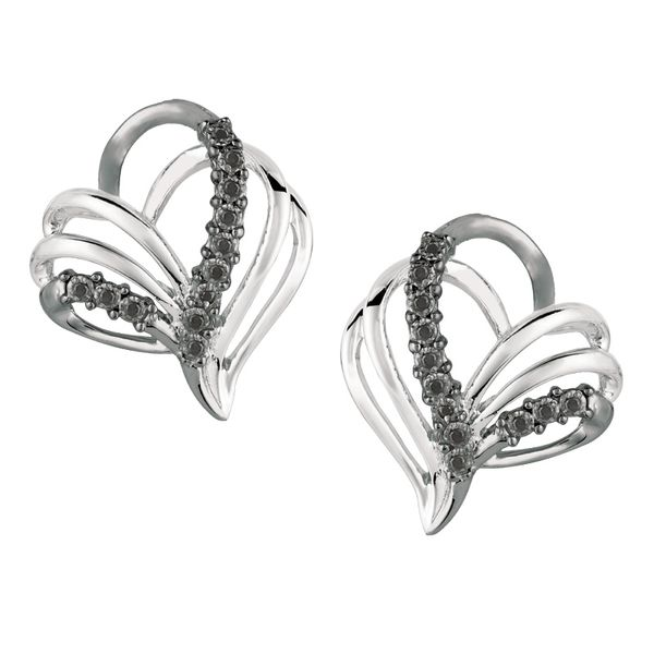Heart Of Hope Black Diamond Earrings J. Thomas Jewelers Rochester Hills, MI