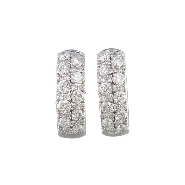1.30Tw Diamond Hoops Image 2 J. Thomas Jewelers Rochester Hills, MI