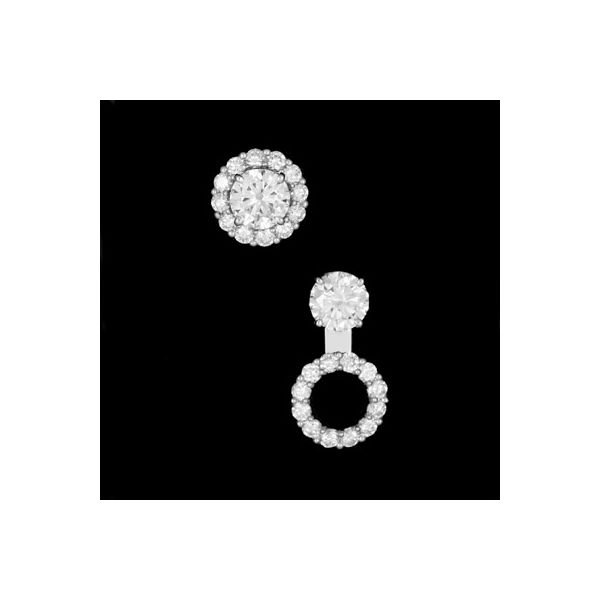 0.26Tw Convertible Diamond Earring Jackets J. Thomas Jewelers Rochester Hills, MI