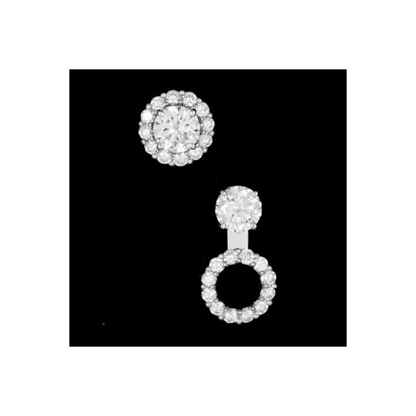 0.68Tw Convertible Diamond Earring Jackets J. Thomas Jewelers Rochester Hills, MI
