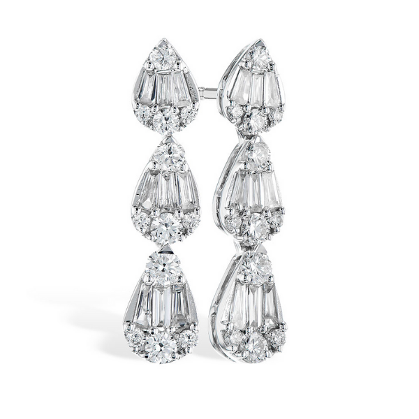 0.80Tw Teardrop Diamond Earrings J. Thomas Jewelers Rochester Hills, MI
