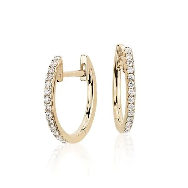 Diamond Huggie Earrings J. Thomas Jewelers Rochester Hills, MI