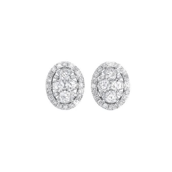 Starbright Oval Diamond Earrings J. Thomas Jewelers Rochester Hills, MI