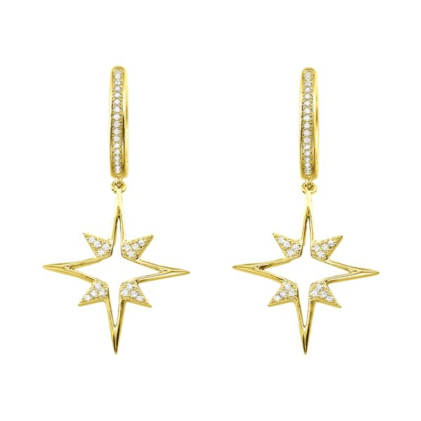 Star Diamond Earrings J. Thomas Jewelers Rochester Hills, MI