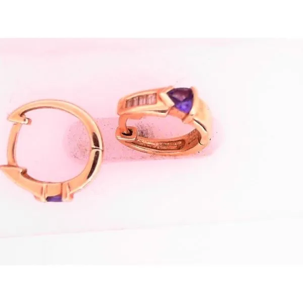 Tanzanite Hoops J. Thomas Jewelers Rochester Hills, MI