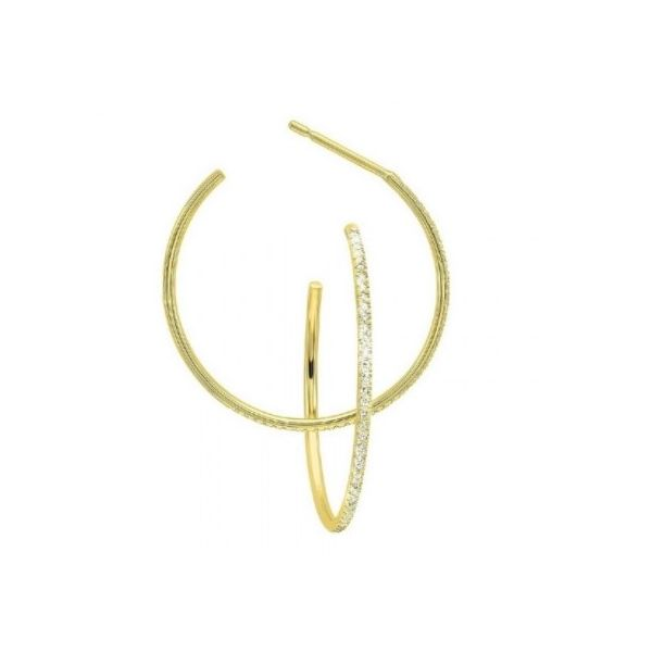 Dainty Delicacy Diamond Hoops J. Thomas Jewelers Rochester Hills, MI