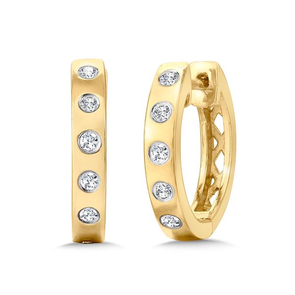 Diamond Huggie Hoops J. Thomas Jewelers Rochester Hills, MI