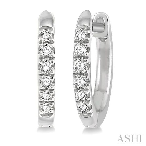 Petite DIamond Huggies J. Thomas Jewelers Rochester Hills, MI
