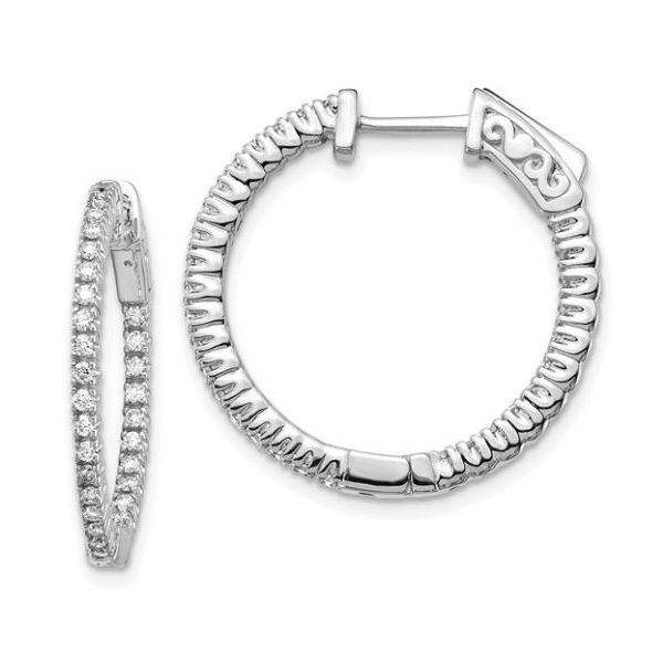 1.70 Carat Inside-Out Diamond Hoops J. Thomas Jewelers Rochester Hills, MI
