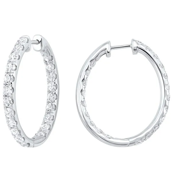 3.00Tw Laboratory Diamond Hoops J. Thomas Jewelers Rochester Hills, MI