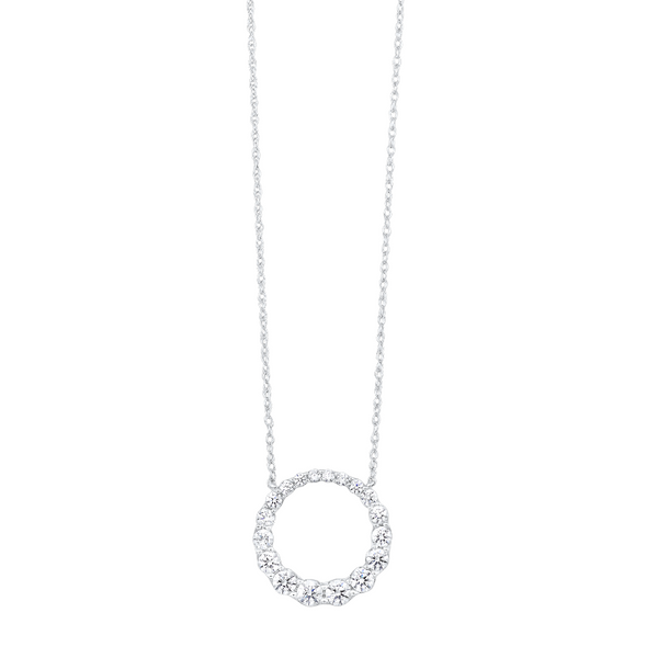 0.75Tw Diamond Circle Pendant J. Thomas Jewelers Rochester Hills, MI