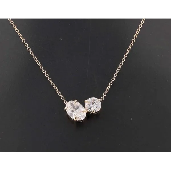 Fancy Two Stone Oval J. Thomas Jewelers Rochester Hills, MI