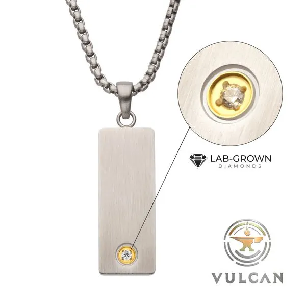 Diamond Dog Tag Image 3 J. Thomas Jewelers Rochester Hills, MI