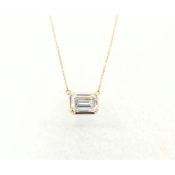 14 Karat Yellow Gold Lab Grown Diamond Pendant J. Thomas Jewelers Rochester Hills, MI