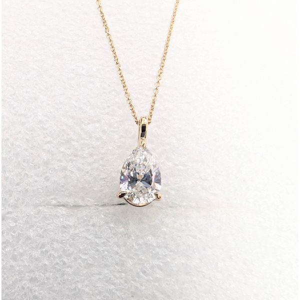 Pear  Diamond Pendant J. Thomas Jewelers Rochester Hills, MI