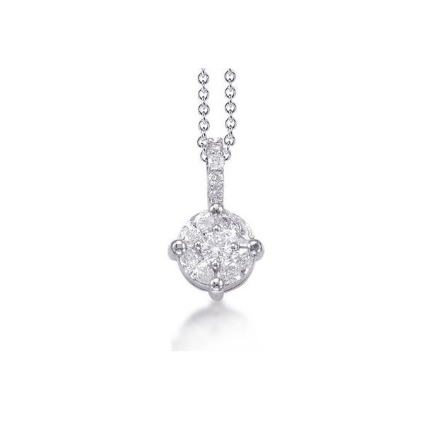 Multi Classic Diamond Pendant J. Thomas Jewelers Rochester Hills, MI