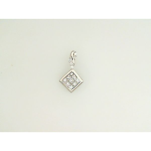 Invisible Diamond Pendant J. Thomas Jewelers Rochester Hills, MI
