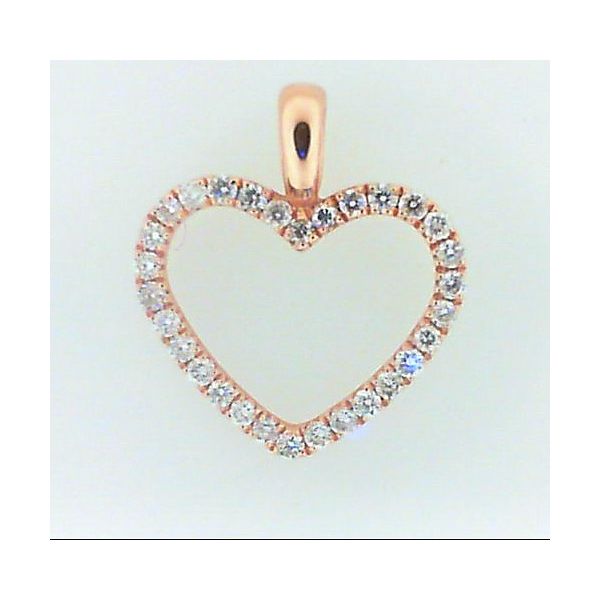 Rose Gold Diamond Heart J. Thomas Jewelers Rochester Hills, MI