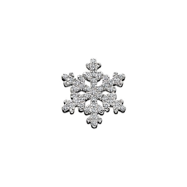 18 Karat White Gold Diamond Snowflake J. Thomas Jewelers Rochester Hills, MI