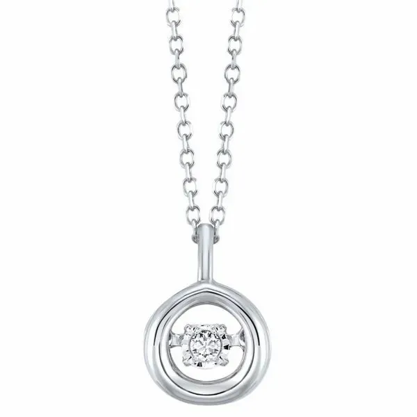 Round Pendant with Diamond J. Thomas Jewelers Rochester Hills, MI