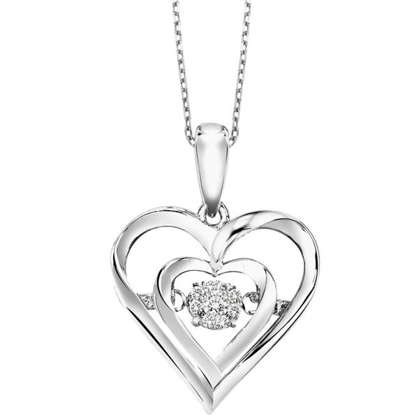 Silver Heart Pendant J. Thomas Jewelers Rochester Hills, MI