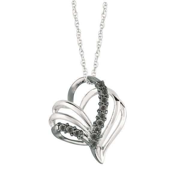Heart Of Hope Black Diamond Pendant J. Thomas Jewelers Rochester Hills, MI