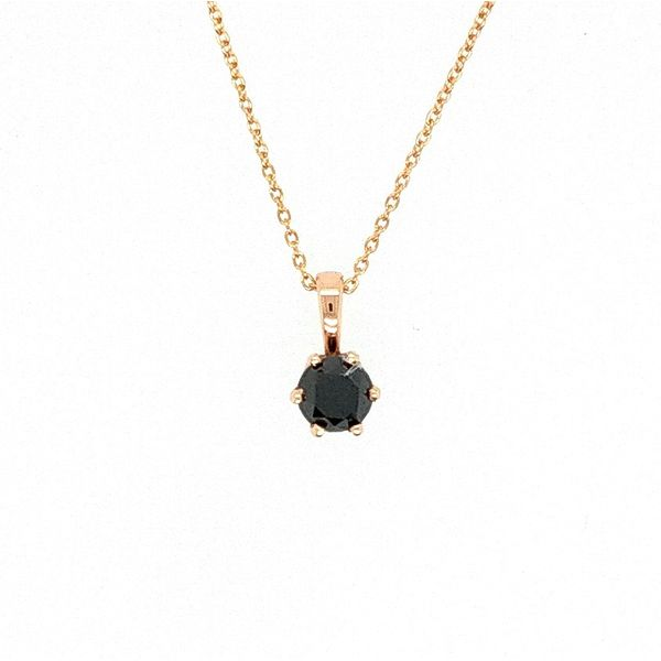 Black Diamond Pendant J. Thomas Jewelers Rochester Hills, MI