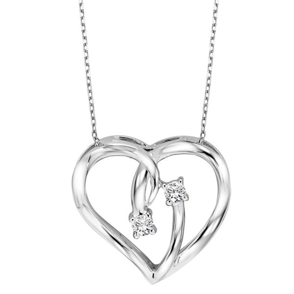 0.05Tw Intertwined Diamond Heart J. Thomas Jewelers Rochester Hills, MI