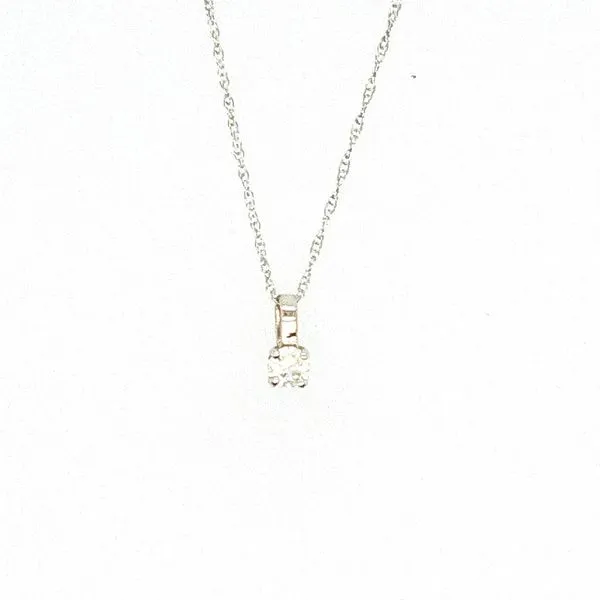 0.10Tw Diamond Solitaire Pendant J. Thomas Jewelers Rochester Hills, MI