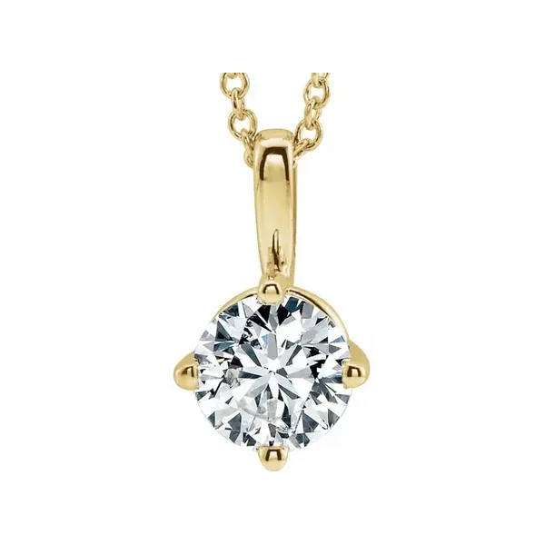 0.14Tw Diamond Solitaire Pendant J. Thomas Jewelers Rochester Hills, MI