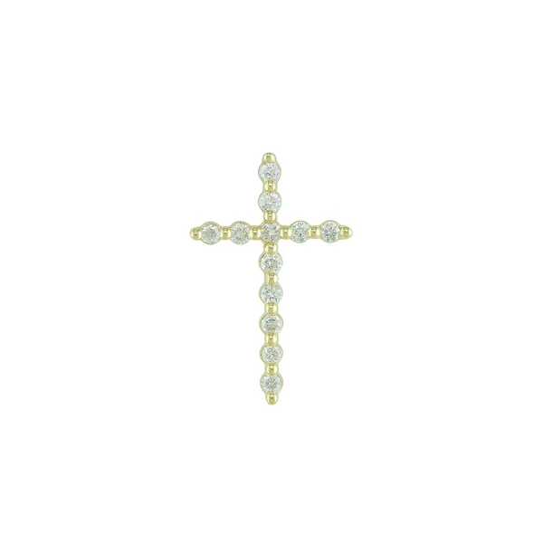 0.12Tw Yellow Gold Diamond Cross J. Thomas Jewelers Rochester Hills, MI