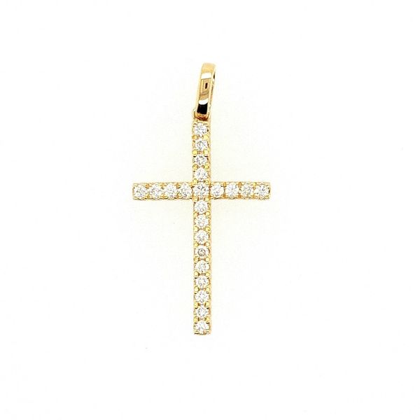 0.34Tw Yellow Gold Diamond Cross J. Thomas Jewelers Rochester Hills, MI