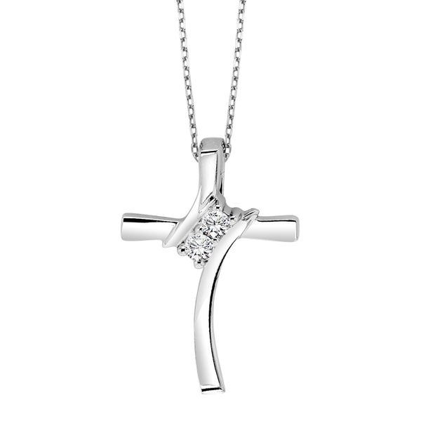 0.05Tw Sterling Silver Cross J. Thomas Jewelers Rochester Hills, MI