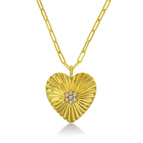 Yellow Gold Heart J. Thomas Jewelers Rochester Hills, MI