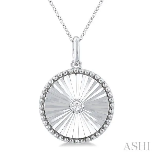 Circle Fluted Pendant J. Thomas Jewelers Rochester Hills, MI