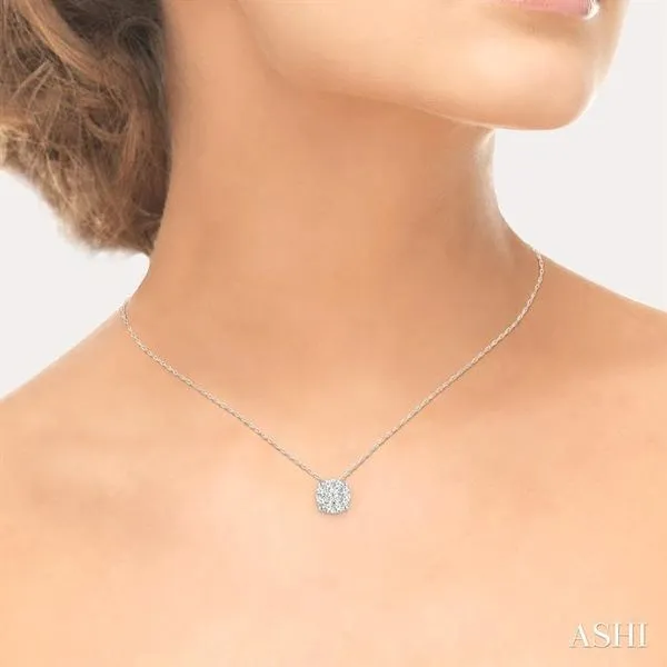 0.12 Carat Diamond Pendant Image 2 J. Thomas Jewelers Rochester Hills, MI