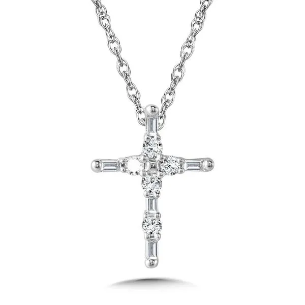 Petite Diamond Cross J. Thomas Jewelers Rochester Hills, MI