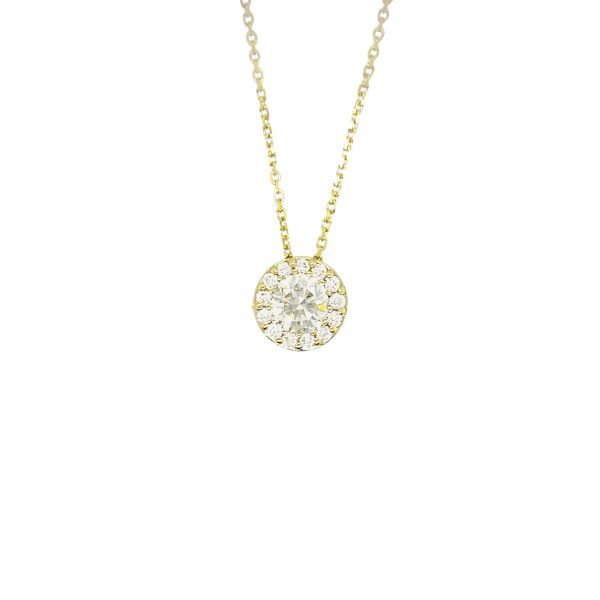 Diamond Halo Pendant J. Thomas Jewelers Rochester Hills, MI