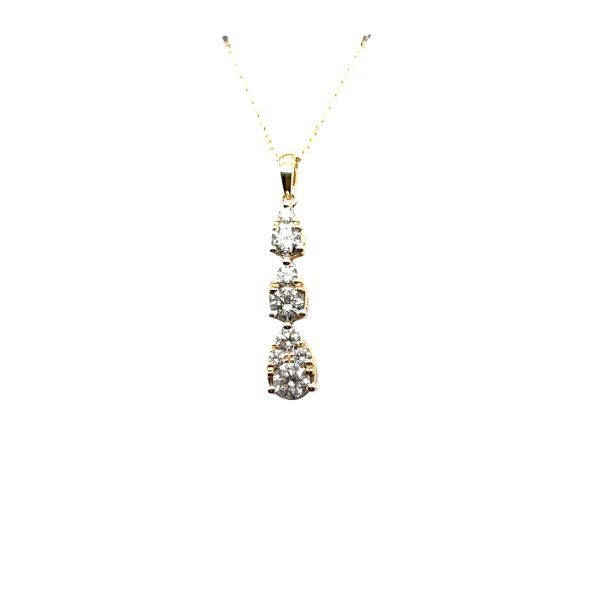 Yellow Gold Diamond Teardrop J. Thomas Jewelers Rochester Hills, MI