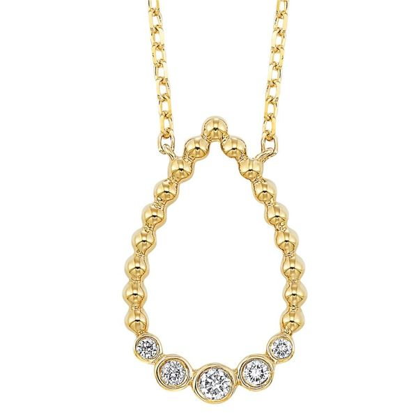 Teardrop Diamond Necklace J. Thomas Jewelers Rochester Hills, MI