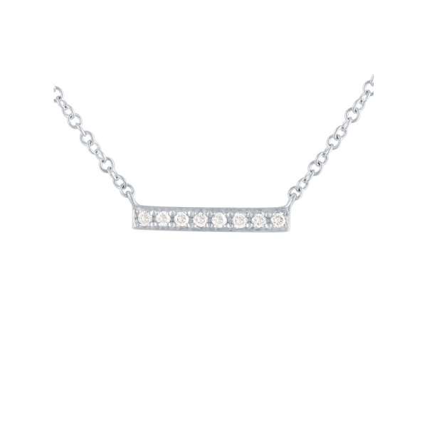 0.06Tw Diamond Bar Necklace J. Thomas Jewelers Rochester Hills, MI