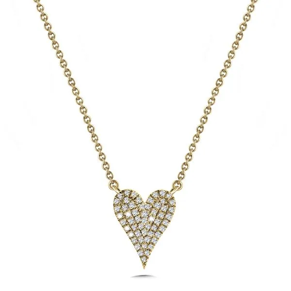 Pave Diamond Heart J. Thomas Jewelers Rochester Hills, MI