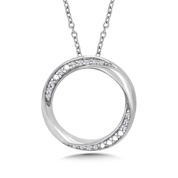 Sterling Silver Diamond Circle J. Thomas Jewelers Rochester Hills, MI