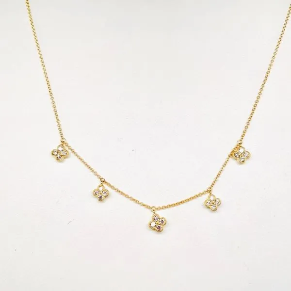 Diamond Dangle Necklace J. Thomas Jewelers Rochester Hills, MI